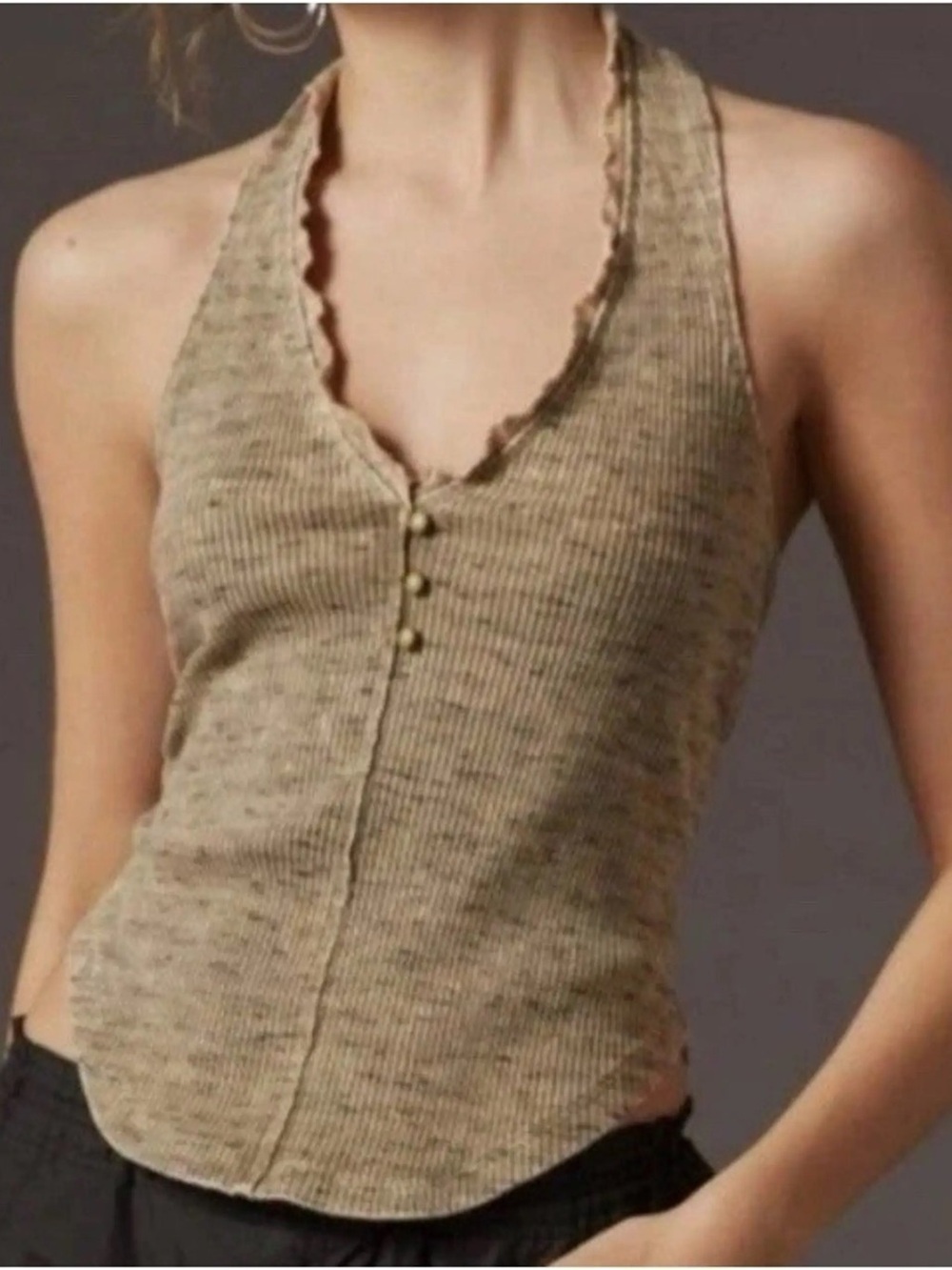 Anthropologie Halter Tank